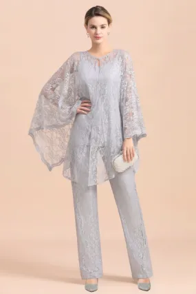 3 Teilige Brautmutterkleider Jumpsuit | Kleider Für Brautmutter Mit Jacket
