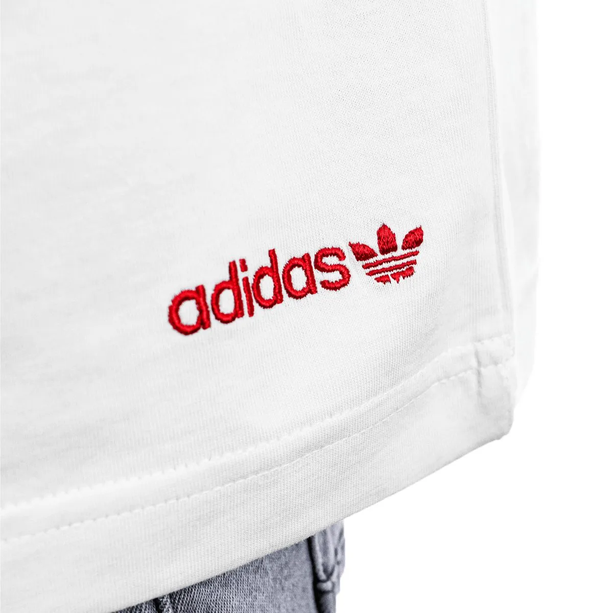 Adidas Graphix T-Shirt IX9633 - weiss-rot