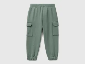 Cargohose aus Sweatstoff