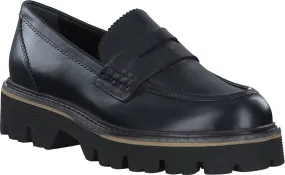 Damen-Slipper aus Leder 100101000002 (Blau)