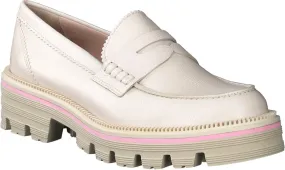 Damen-Slipper aus Leder 100301976556 (Weiß)