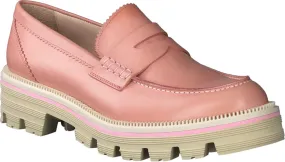 Damen-Slipper aus Leder 100591976544 (Rosa)