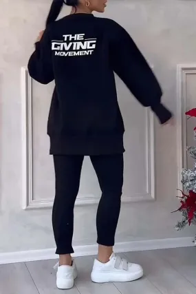 Heidi-Mode | Langarm Sweatshirt und Hosen Set