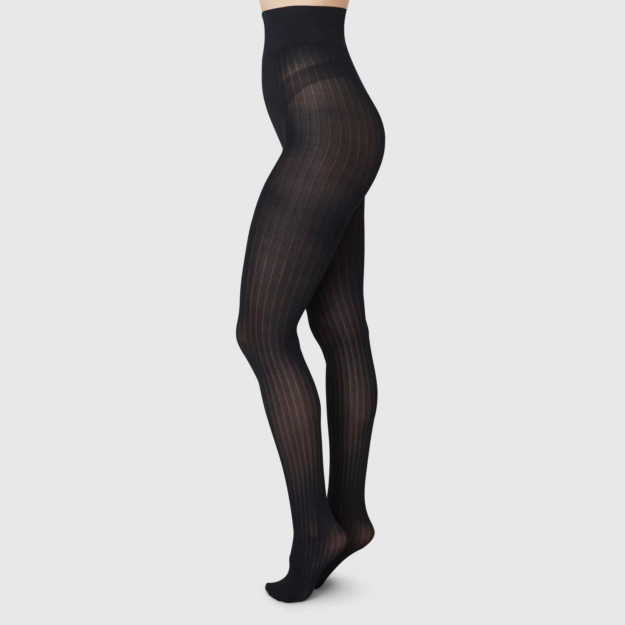NATALIE Strumpfhose mit Streifenmuster von Swedish Stockings