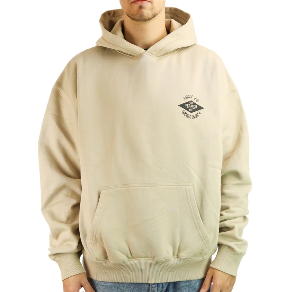 Pegador Aspin Oversized Hoodie 60918892 - beige-schwarz