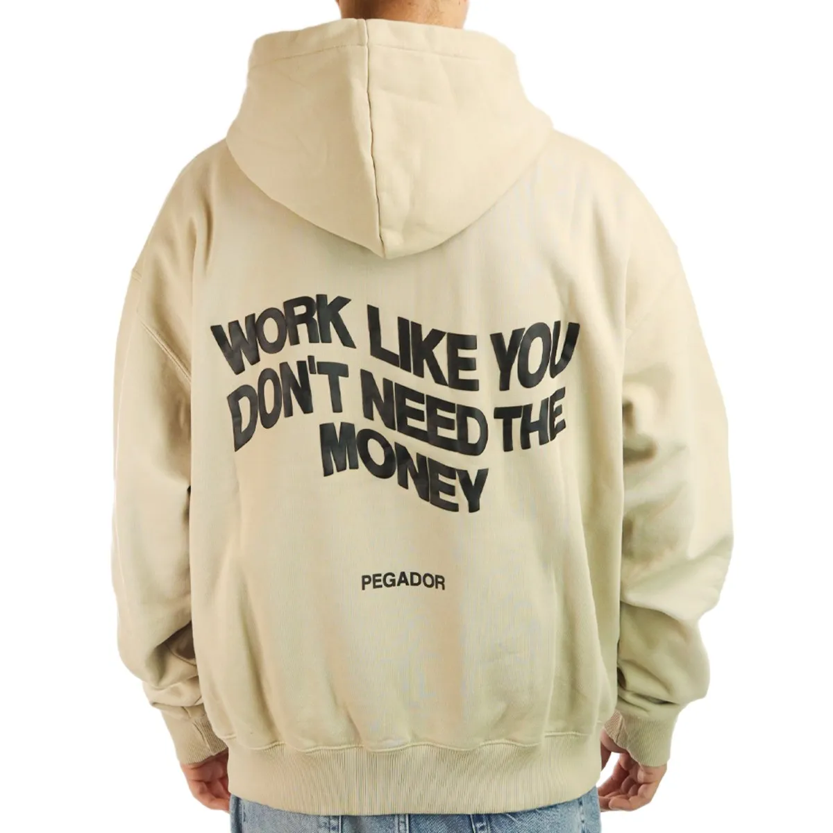 Pegador Aspin Oversized Hoodie 60918892 - beige-schwarz