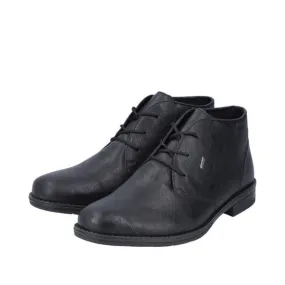 Rieker Herren Slipper mit Warmfutter & Komfortweite in schwarz S23 10330-00