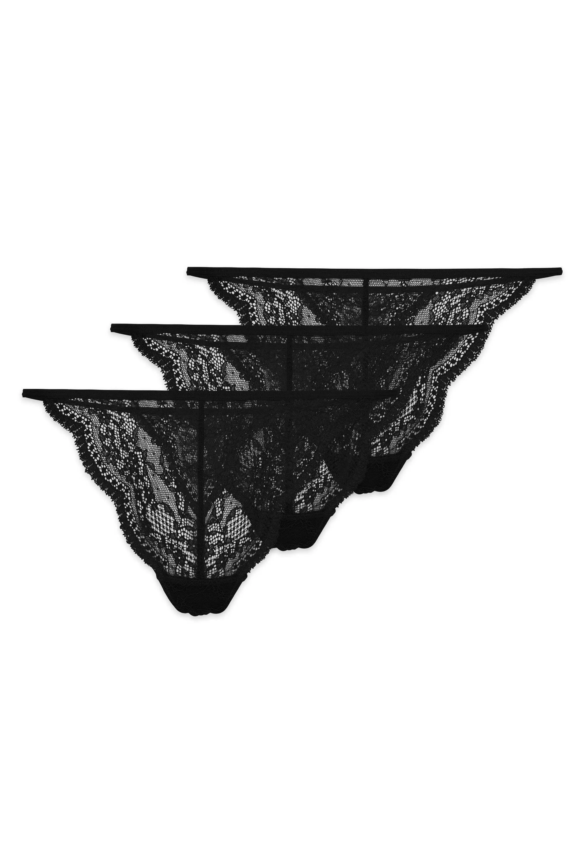 Snocks G-String Unterhose Damen Schwarz im Online Shop von kaufen