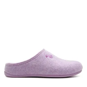   thies  thies 1856 ® Recycled PET Slipper Kids vegan lilac lila  Hausschuh 