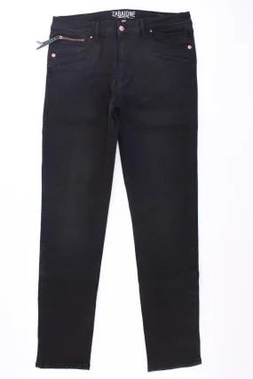 Zabaione Skinny Jeans Gr. 44 schwarz aus Baumwolle